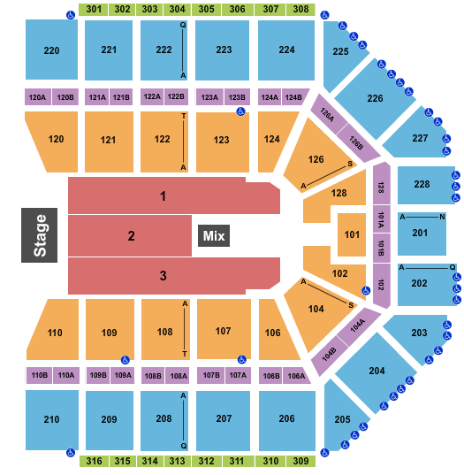 Van Andel Arena Jim Gaffigan Seating Chart